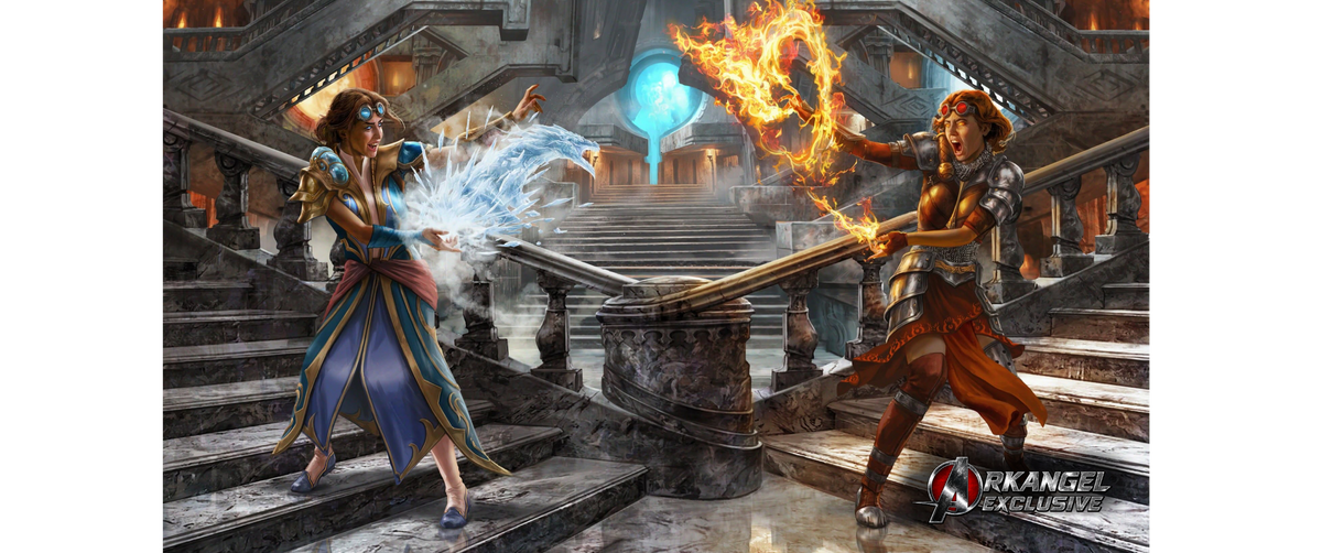 Chandra Reality Fracture ArkAngel Exclusive Playmat - Stitched High Quality