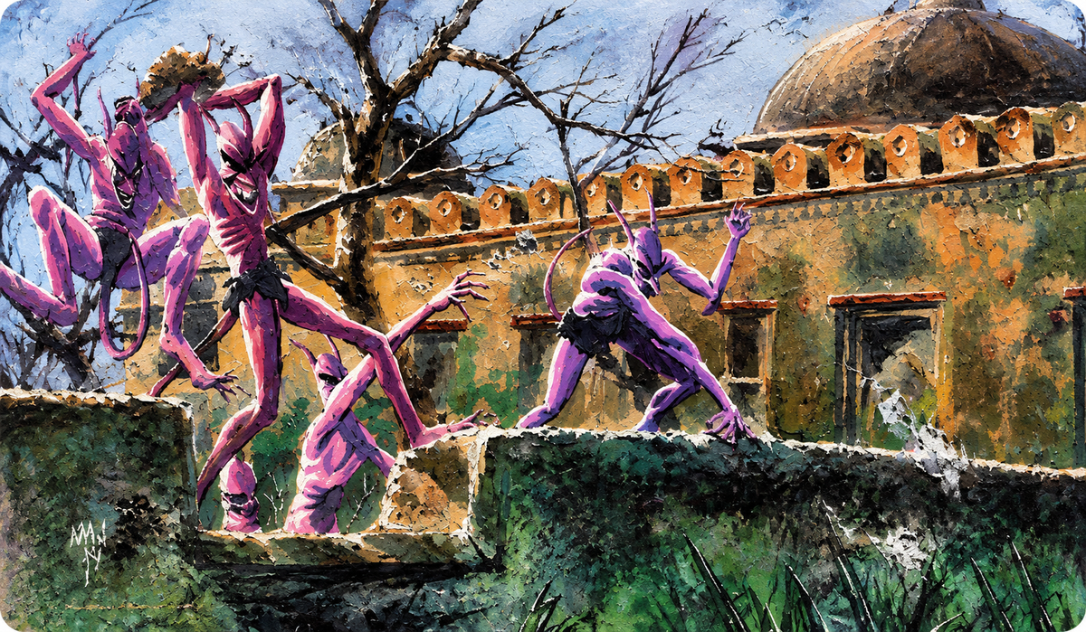 Stone Throwing Devils ArkAngel Exclusive Playmat - Stitched High Quality