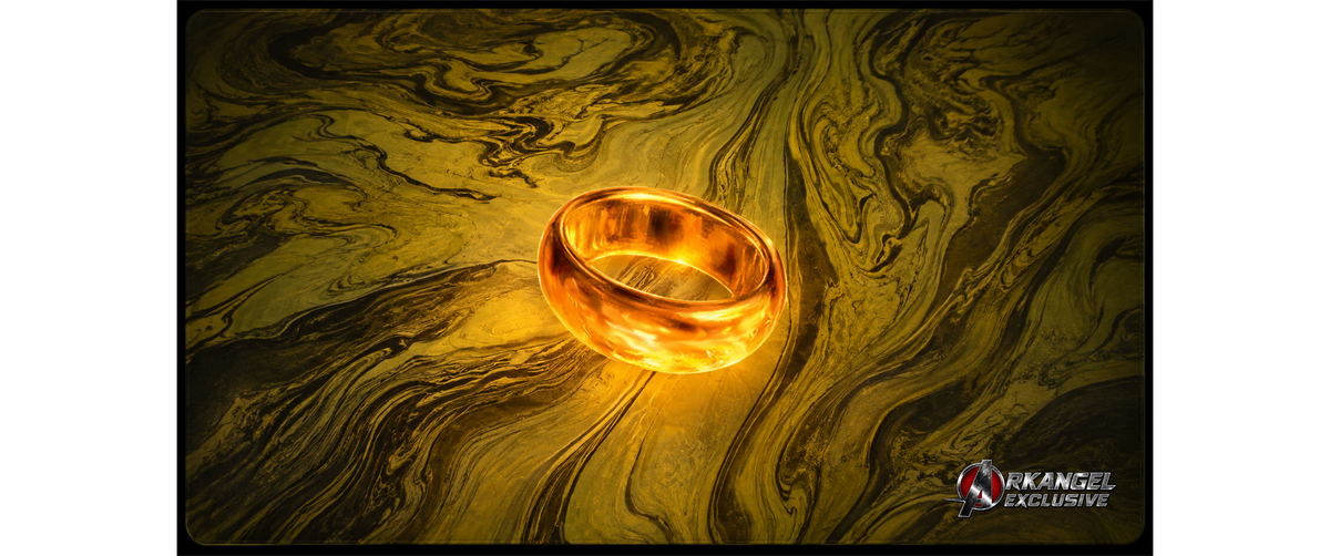 Golden One Ring ArkAngel Exclusive Playmat - Stitched High Quality