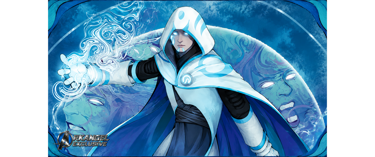 Jace Reality Fracture ArkAngel Exclusive Playmat - Stitched High Quality