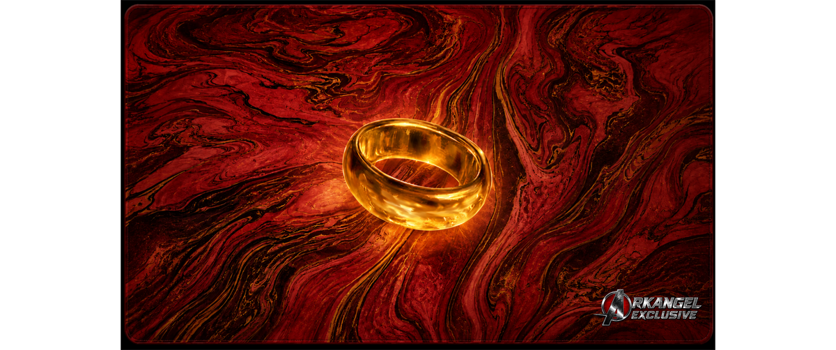 Red Edition One Ring ArkAngel Exclusive Playmat - Stitched High Quality