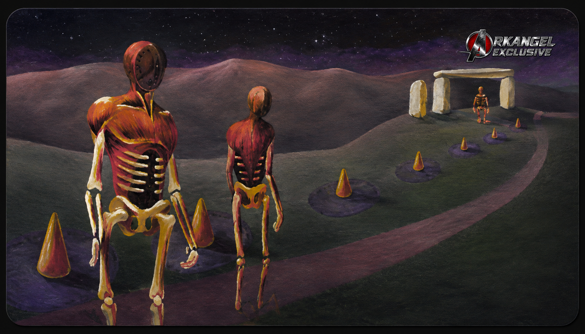Time Walk ArkAngel Exclusive Playmat - Stitched High Quality
